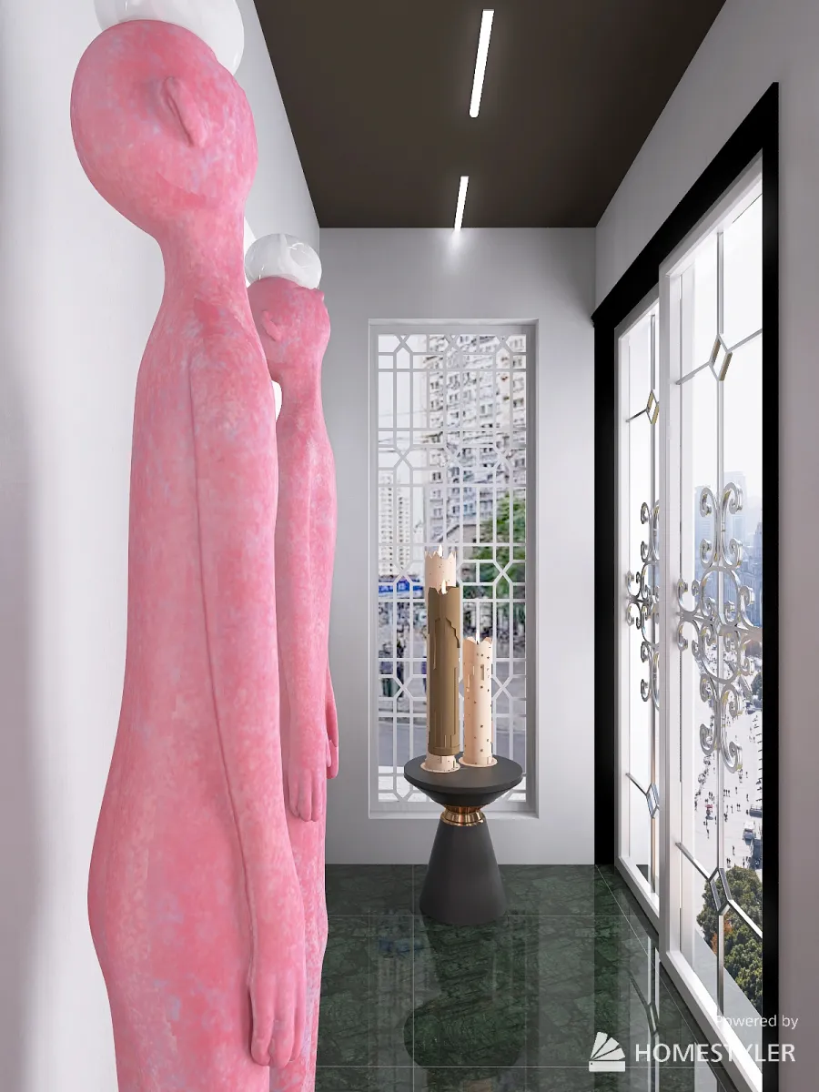 Home fragrance boutique 3d design renderings