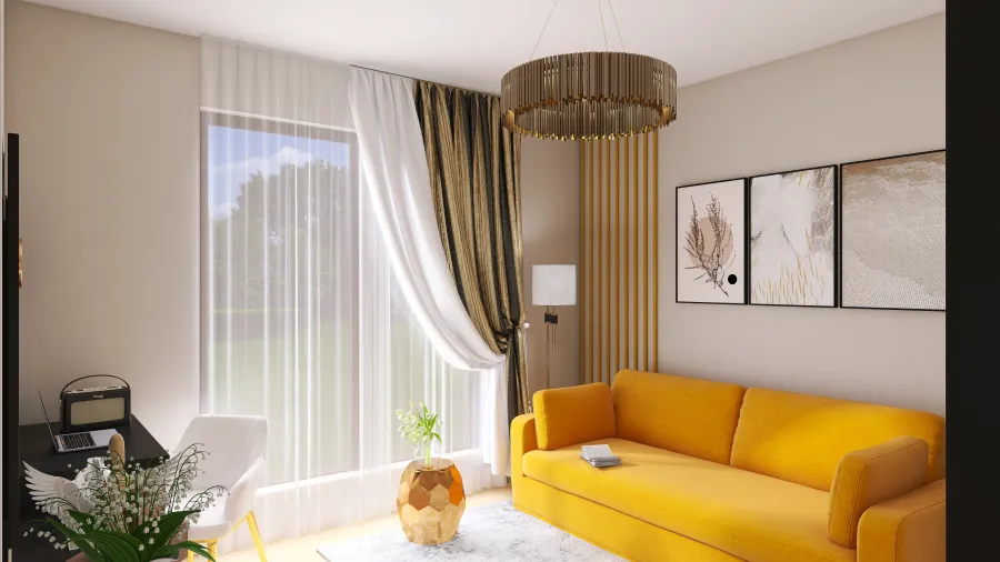 Dormitor oaspeti 3d design renderings