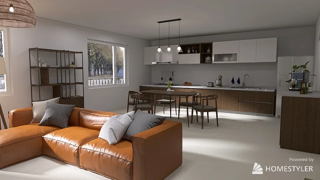 London Flat 3d design renderings