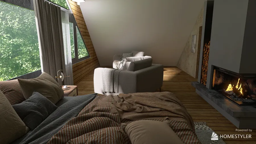 The Forest House 3d design renderings
