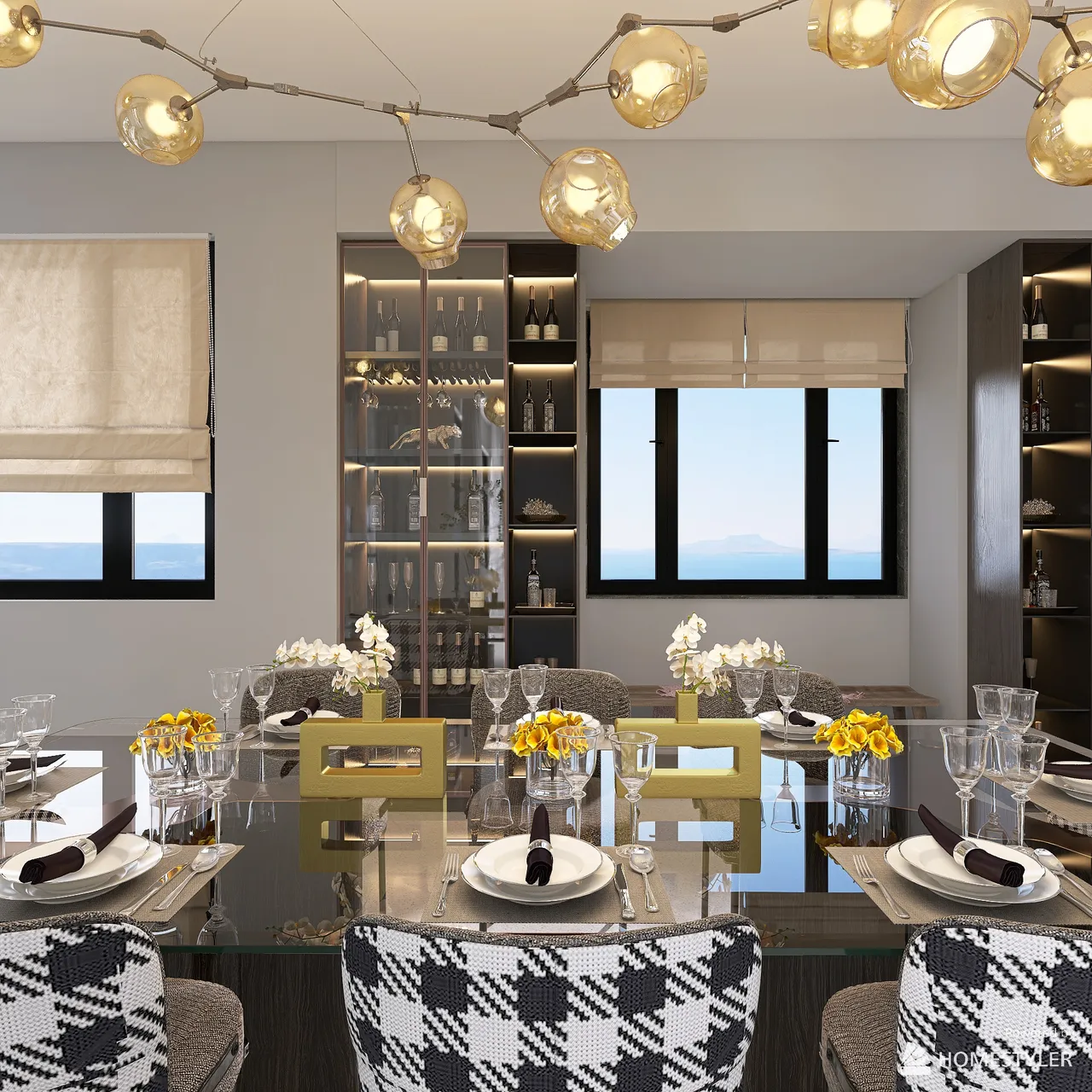 DiningRoom 3d design renderings