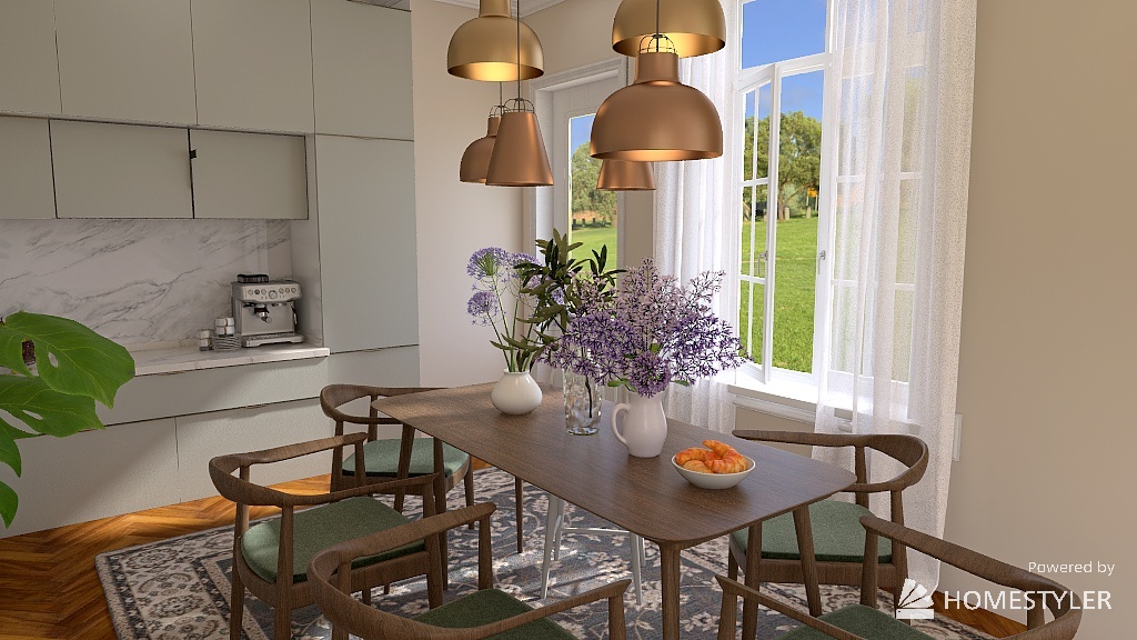 cozy cottage kitchen 3d design renderings