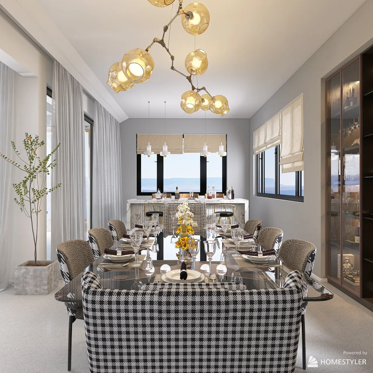 DiningRoom 3d design renderings