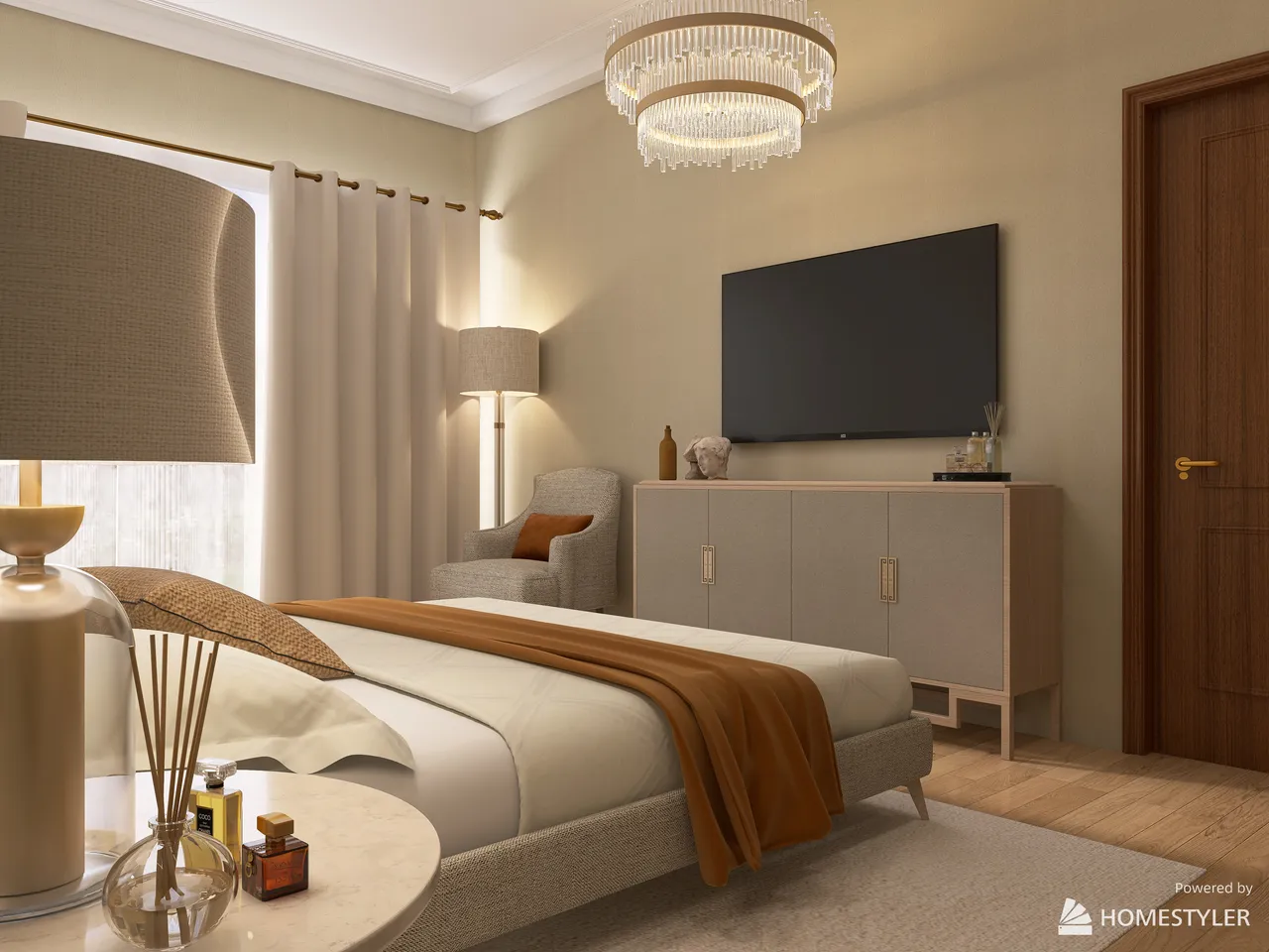 Bedroom 3d design renderings