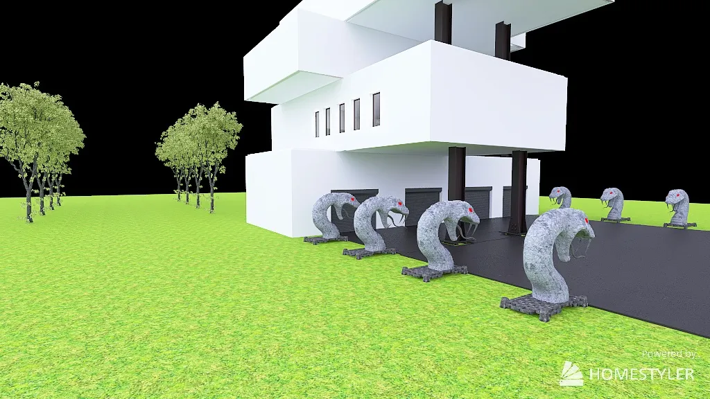 Lee Hazey's dream house 3d design renderings