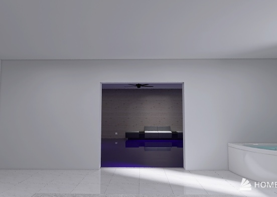master bedroom/master bathroom Design Rendering