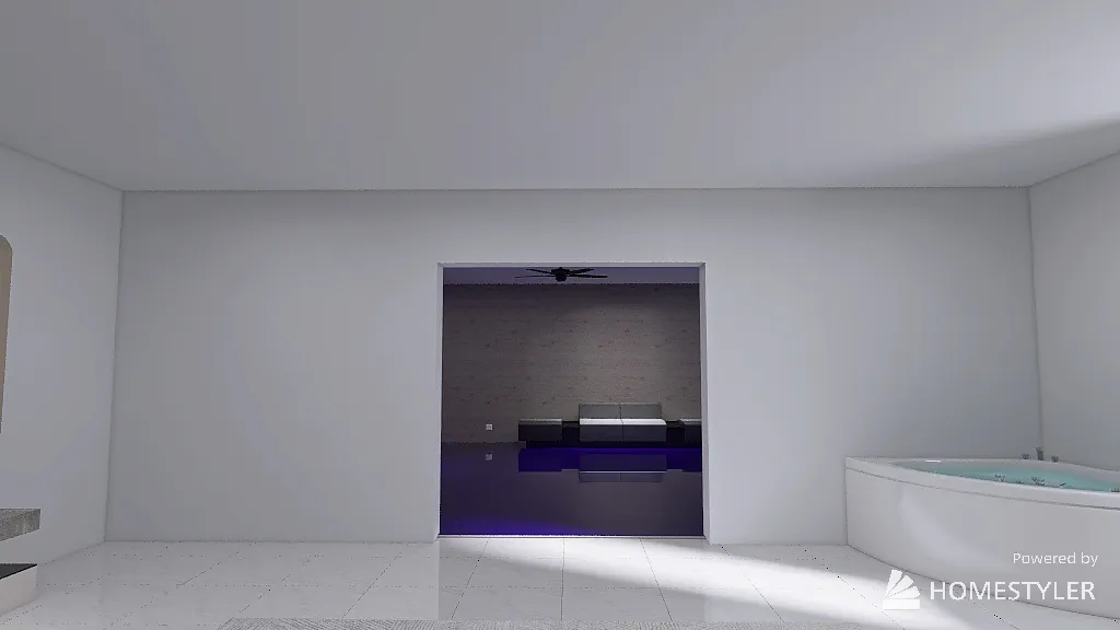 master bedroom/master bathroom 3d design renderings