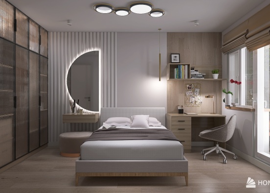 Apartment of minimalizms  Design Rendering