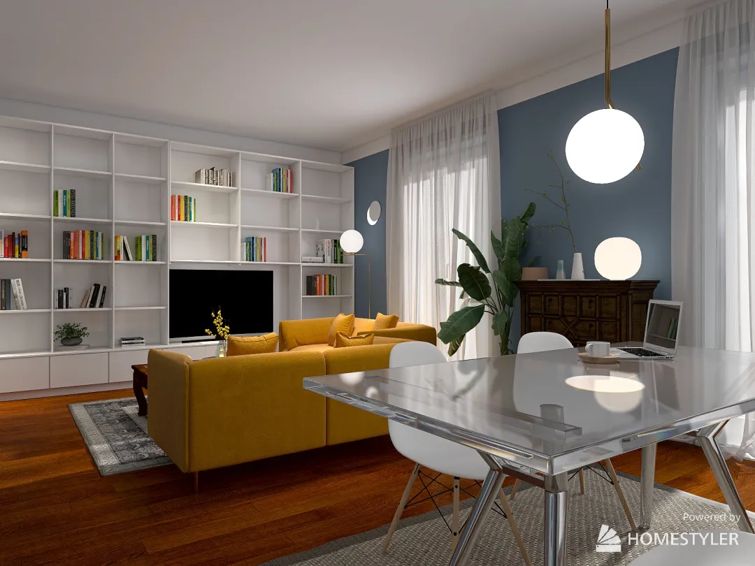 Copy of Appartamento V. 3d design renderings
