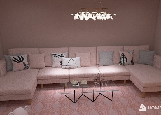 Copy of【System Auto-save】bedroom pinky Design Rendering