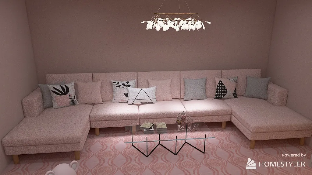 Copy of【System Auto-save】bedroom pinky 3d design renderings