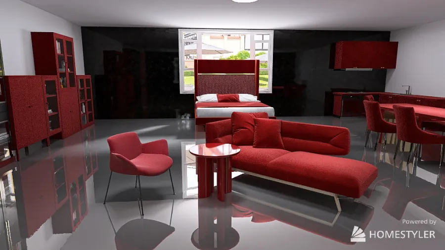 Viva Magenta Adorable Casa on Italian Vineyard 3d design renderings