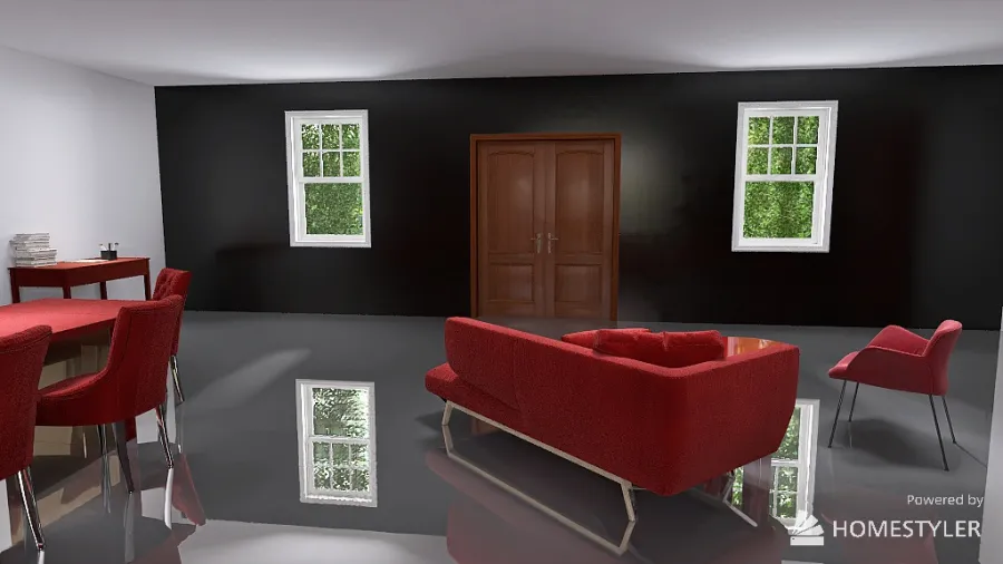 Viva Magenta Adorable Casa on Italian Vineyard 3d design renderings