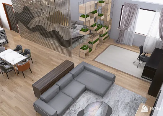 Loft Apartment 112m²/1200ft² Design Rendering