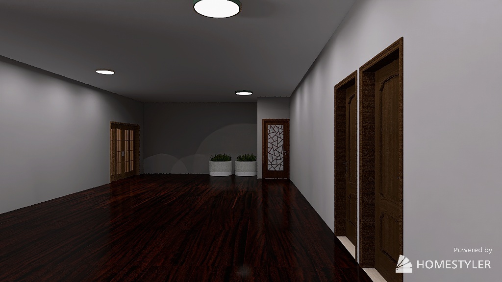 Hall 3d design renderings