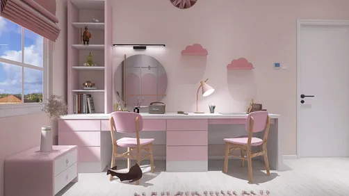 Pink Bedroom for Girl Remaja