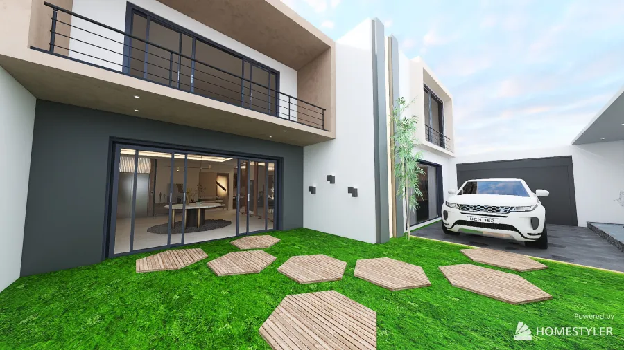 modern villa 3d design renderings