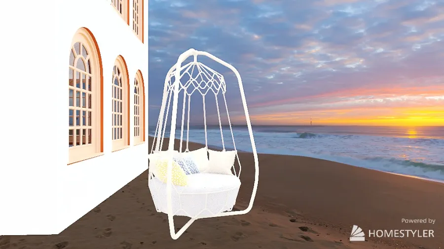 Malibu Comfort Beach House 3d design renderings