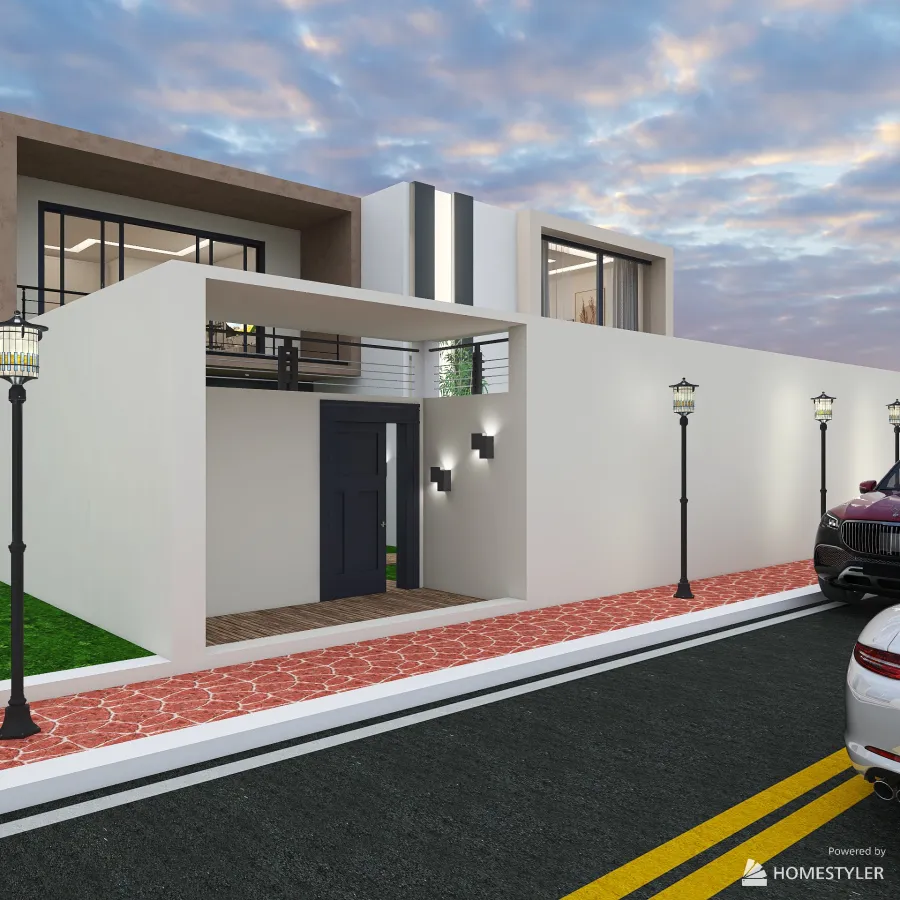 modern villa 3d design renderings