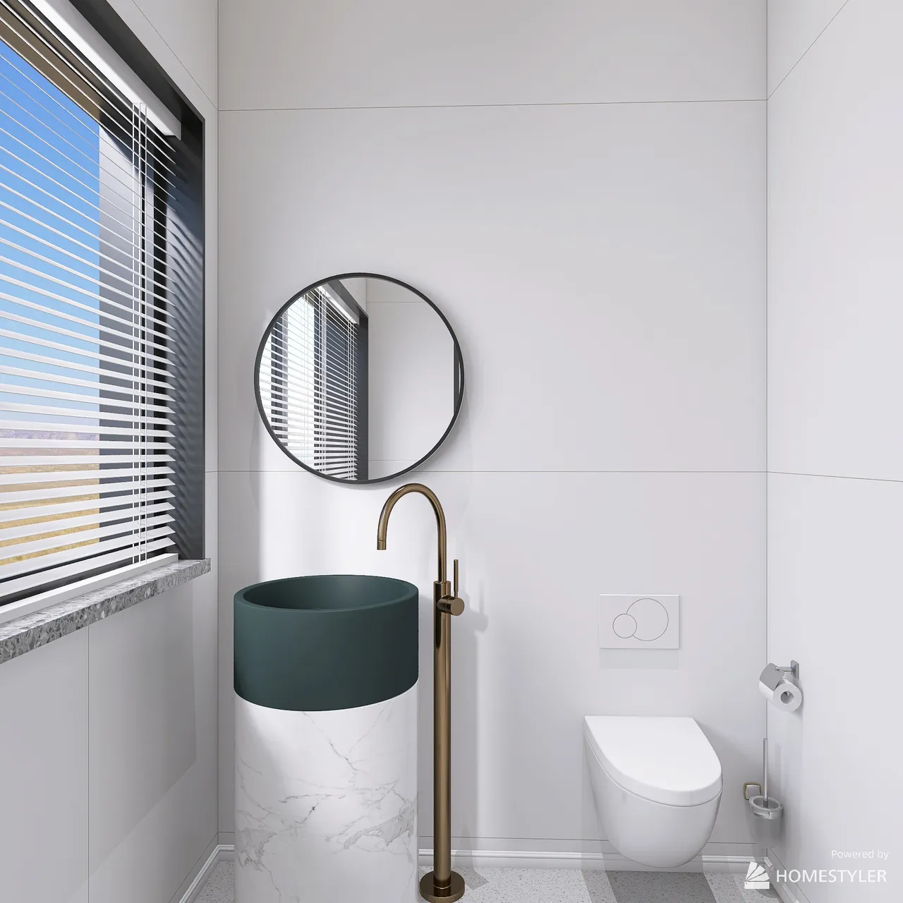 Bathroom 3d design renderings