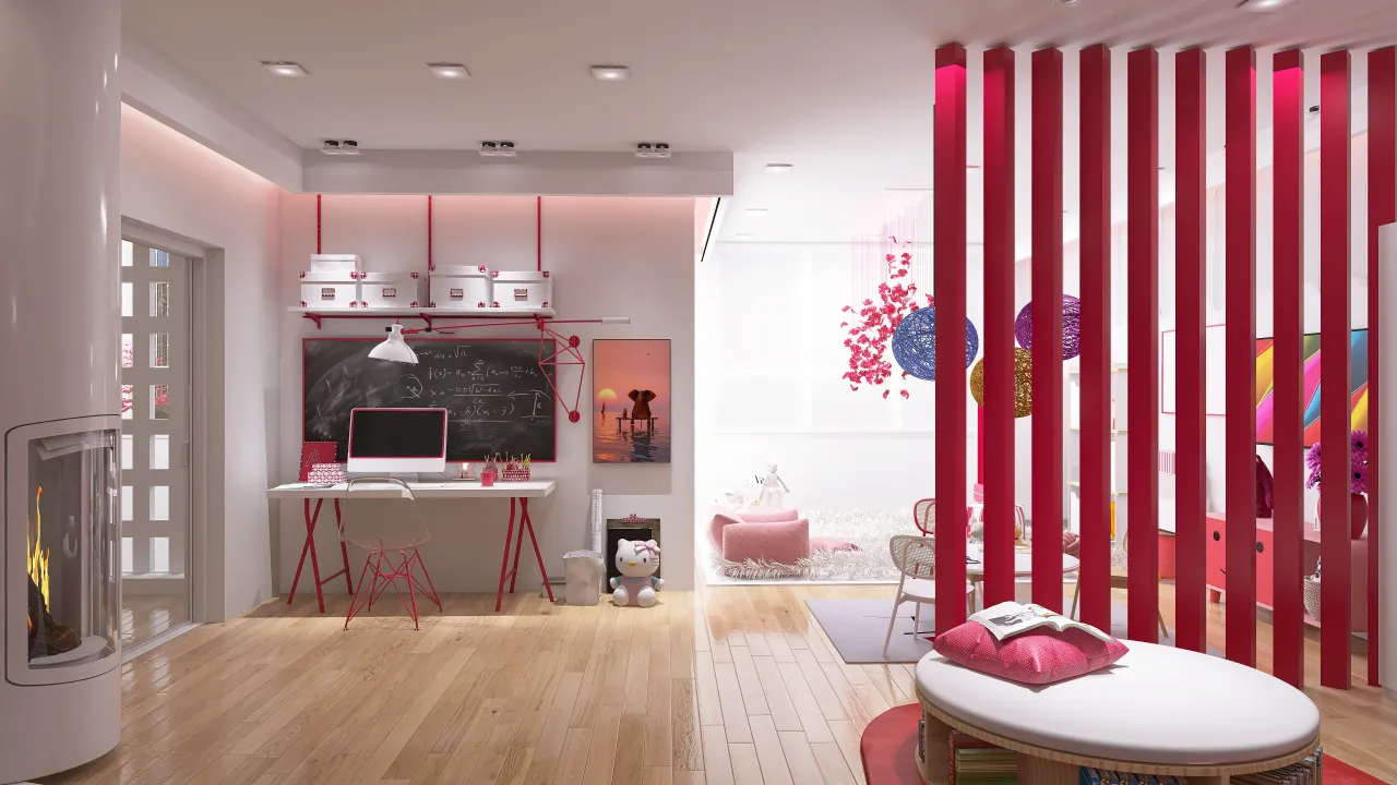 KidsRoom 3d design renderings