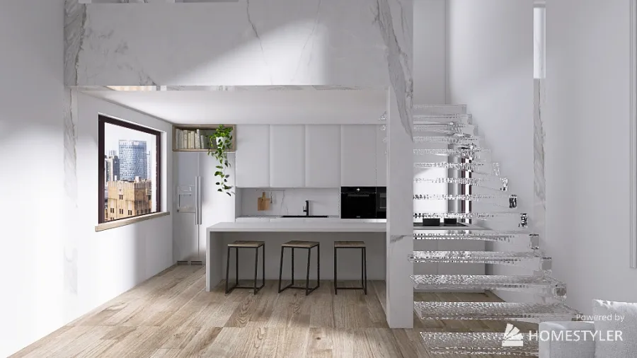 modern city apartment 3d design renderings