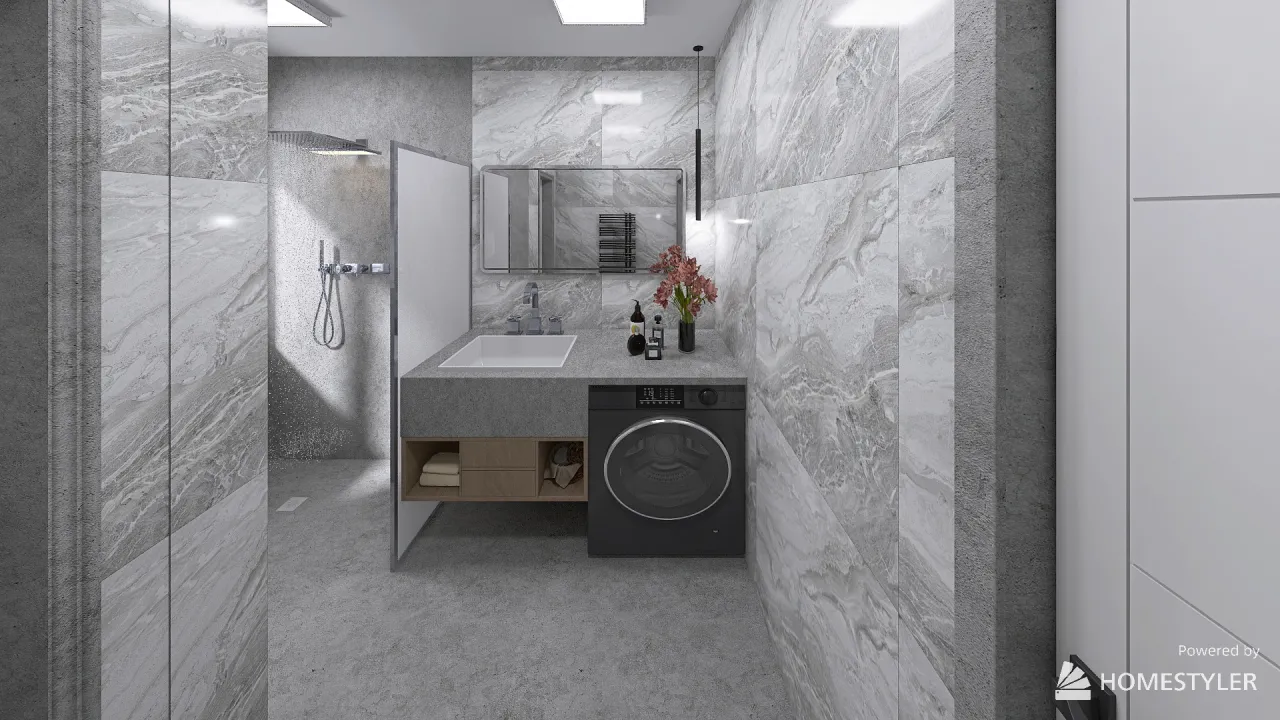 MasterBathroom 3d design renderings