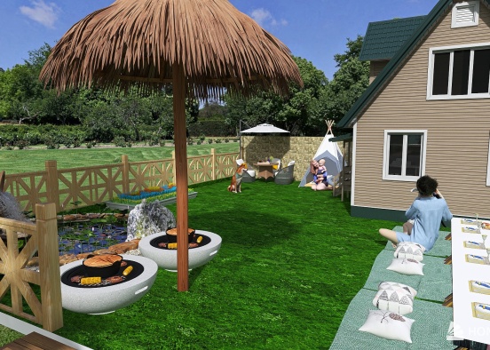 Relax Place for fun Design Rendering