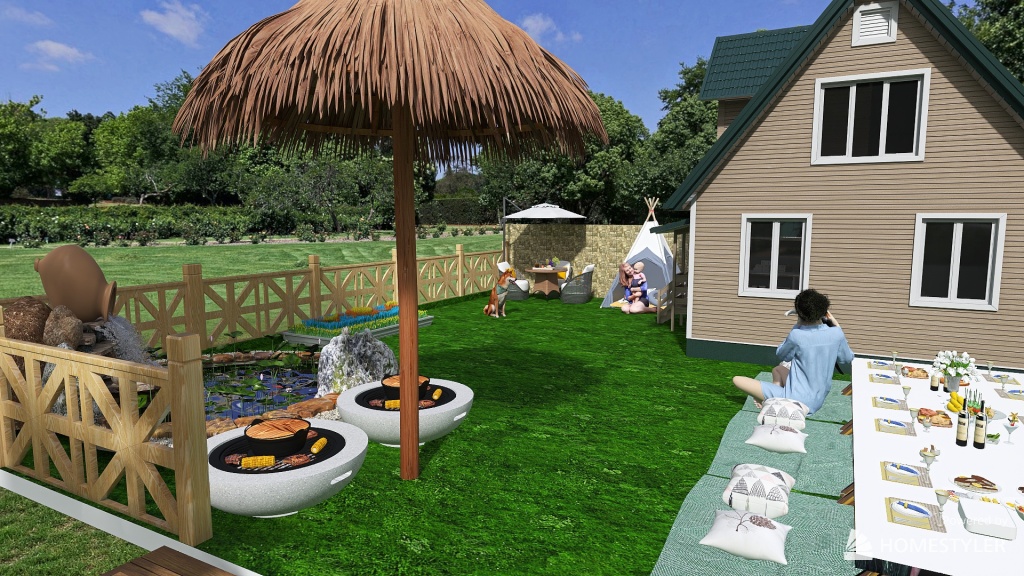Relax Place for fun 3d design renderings