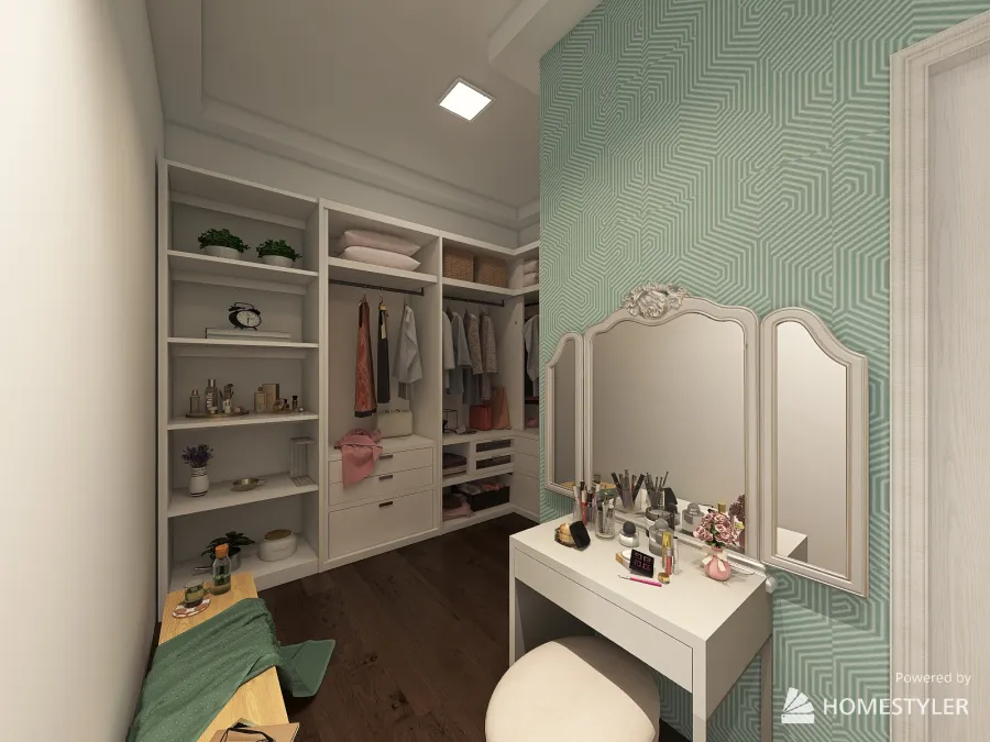 Closet 3d design renderings