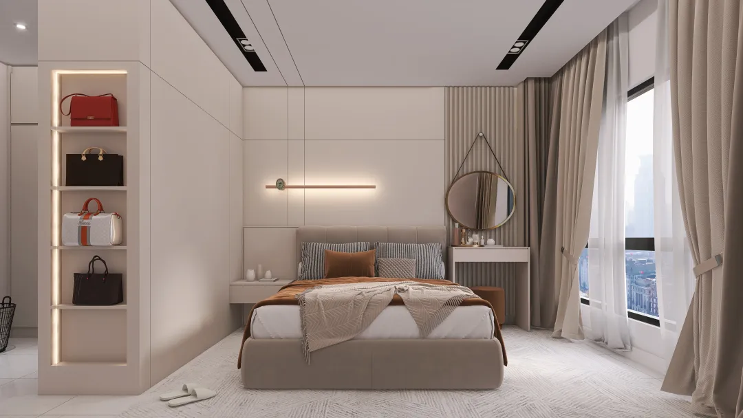 Alstonia Master room 3d design renderings