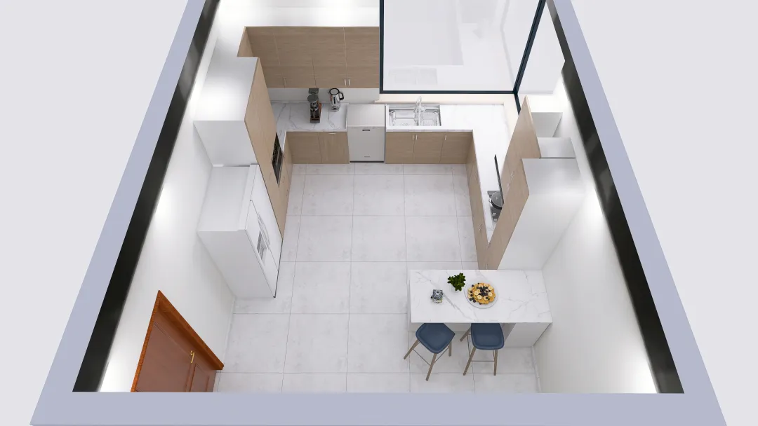 Copy of المطبخ 3d design renderings