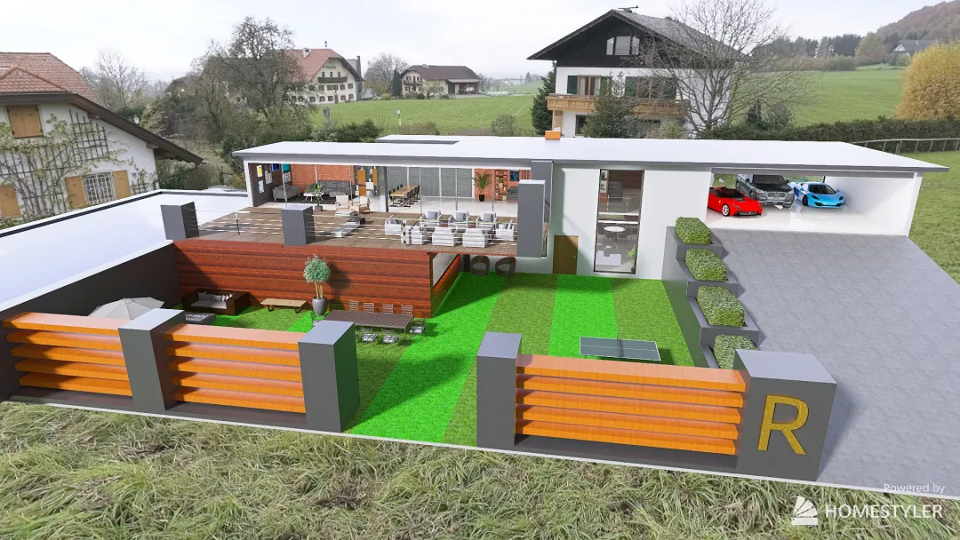 casa moderna 3 3d design renderings