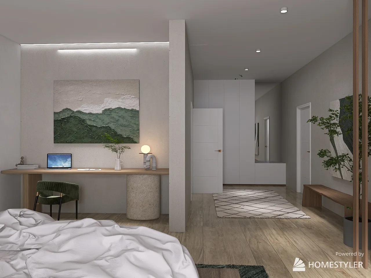 Bedroom 3d design renderings