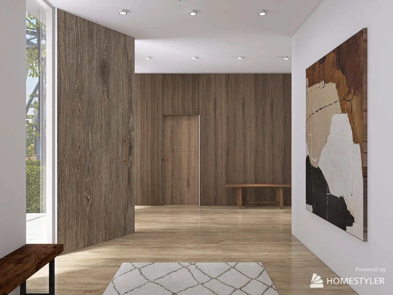 Hallway 3d design renderings