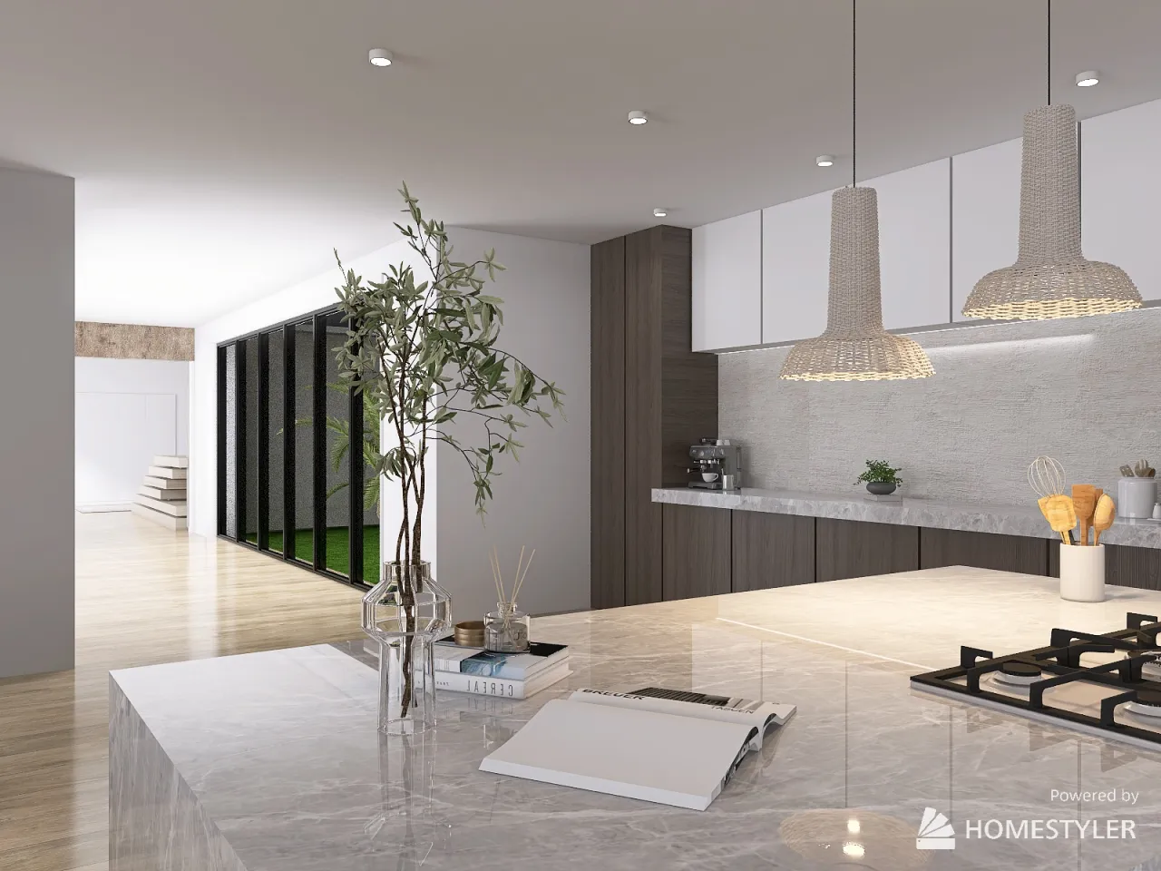 LivingDiningRoom 3d design renderings