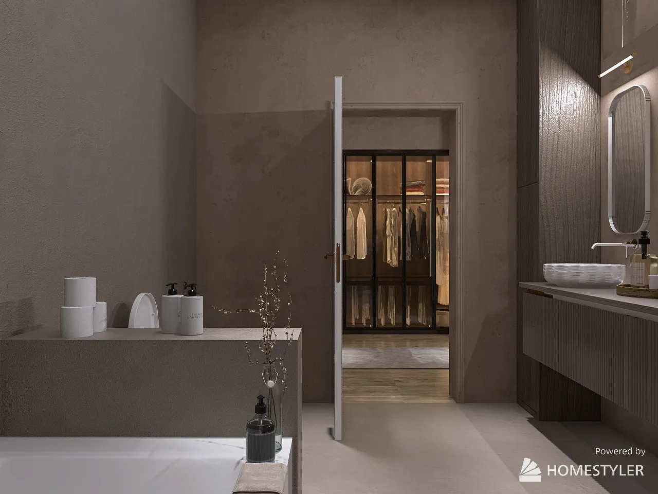 Bathroom 3d design renderings