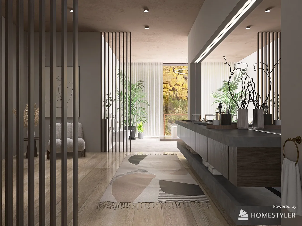 MasterBathroom 3d design renderings