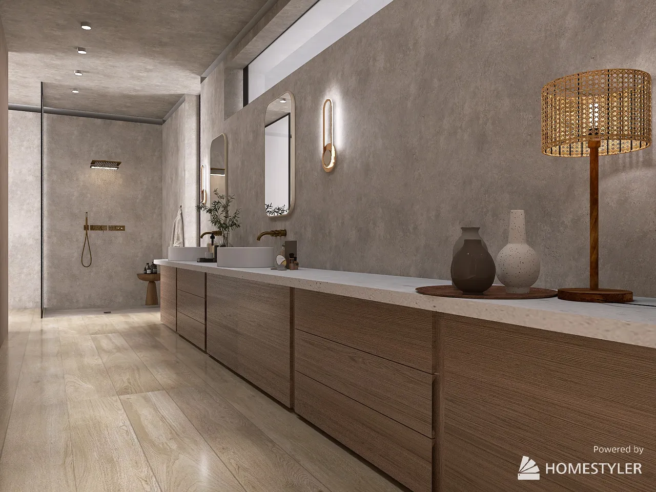 MasterBathroom 3d design renderings