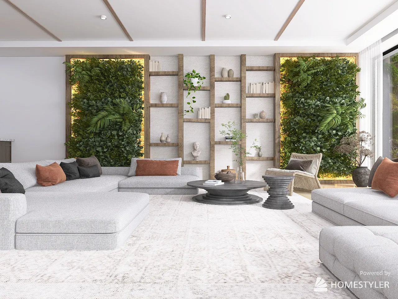 LivingDiningRoom 3d design renderings