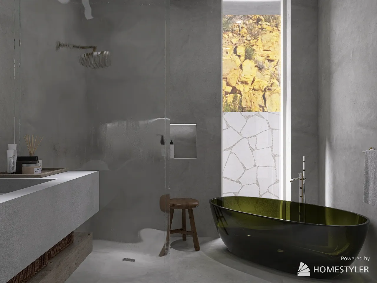 Bathroom 3d design renderings