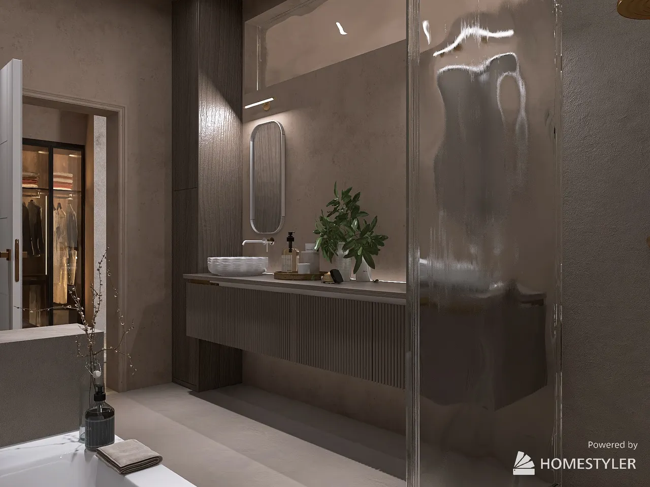 Bathroom 3d design renderings