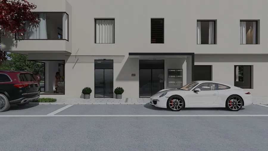 Building in Switzerland 3d design renderings