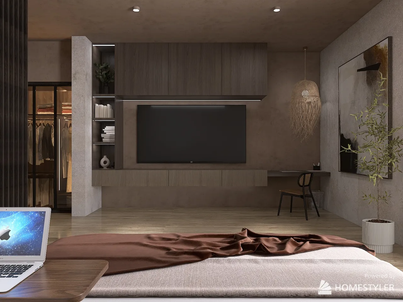 Bedroom 3d design renderings