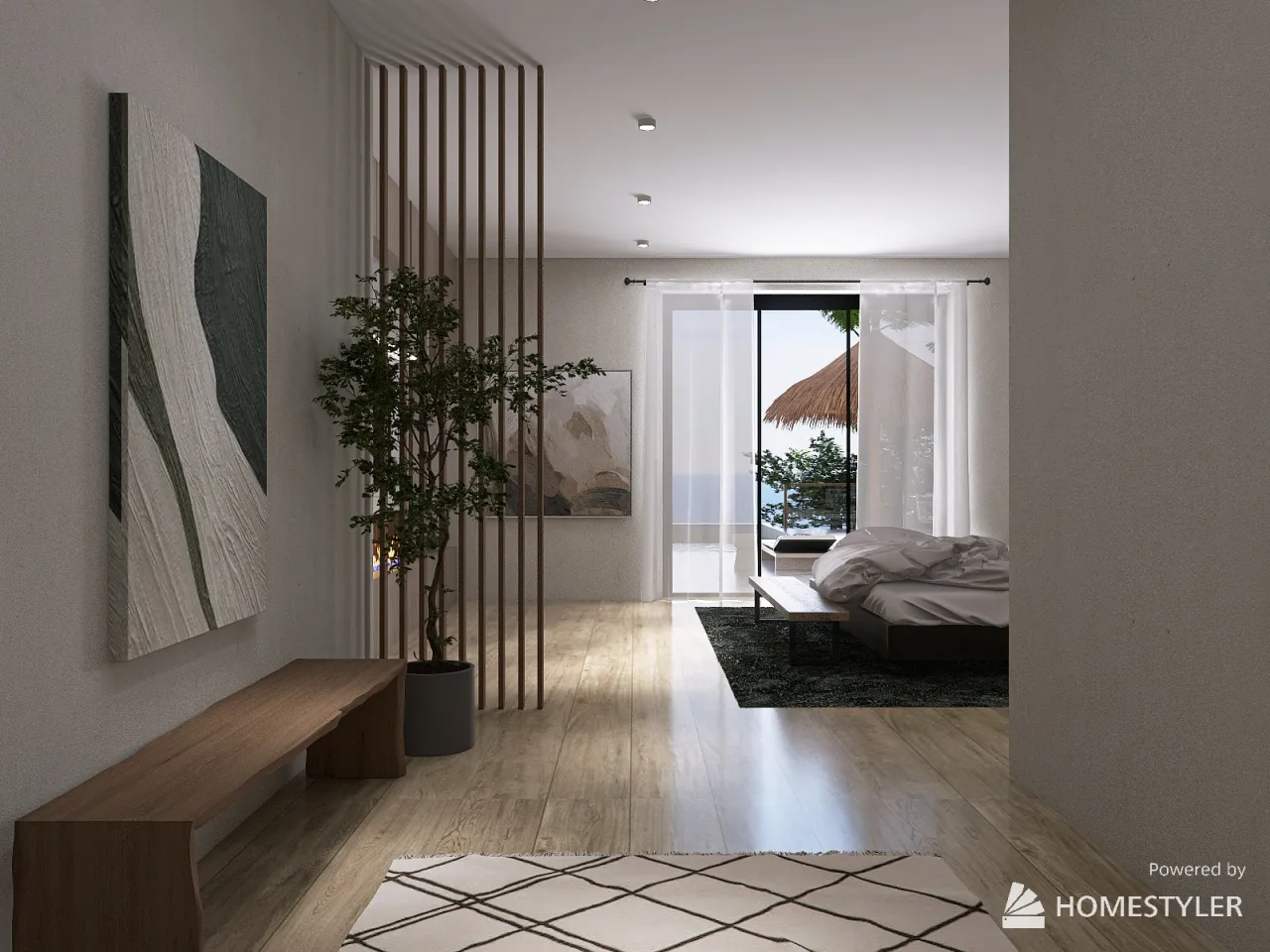 Bedroom 3d design renderings