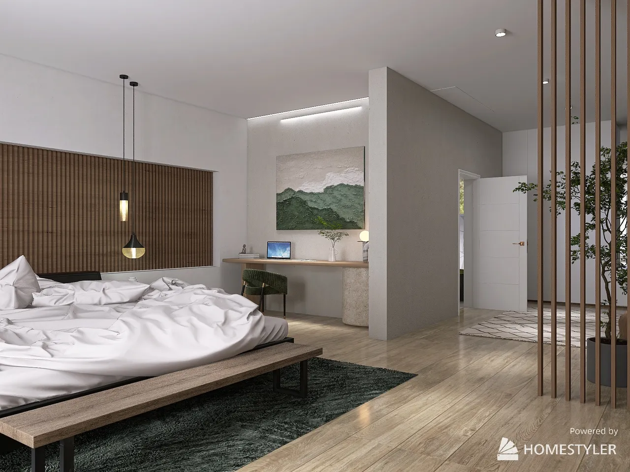 Bedroom 3d design renderings