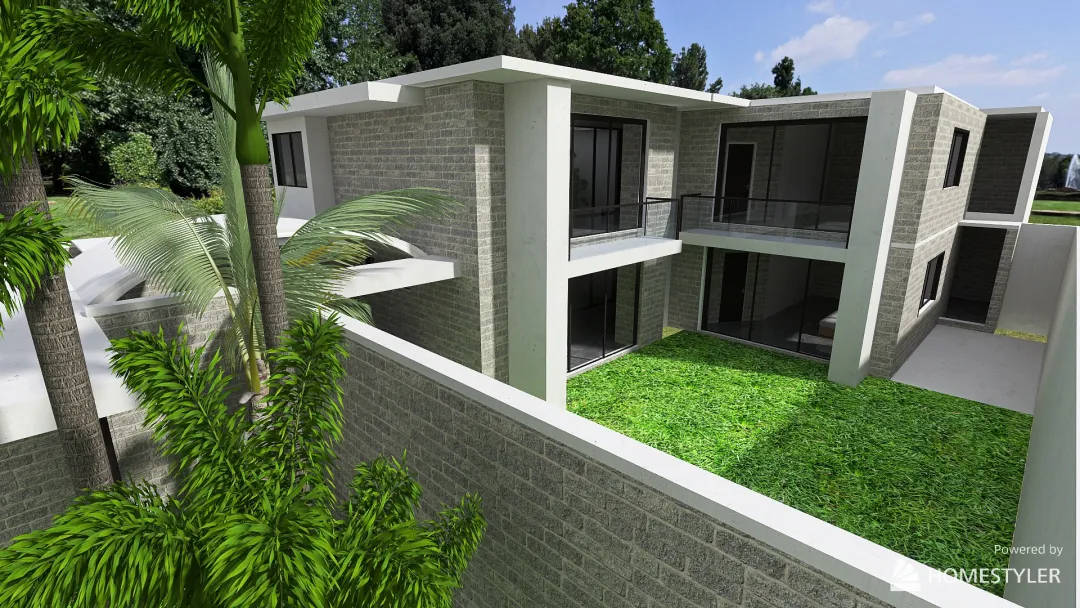 Vacacional Casa 3d design renderings