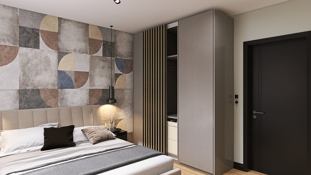 Dormitor matrimonial, Andreea Mavrodin 2 3d design renderings