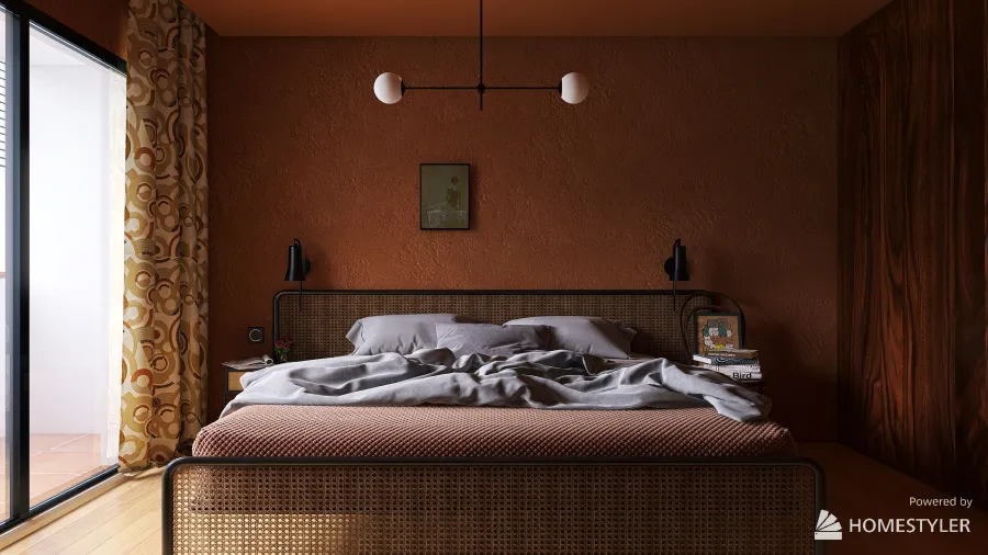 Tranquil bedroom 3d design renderings