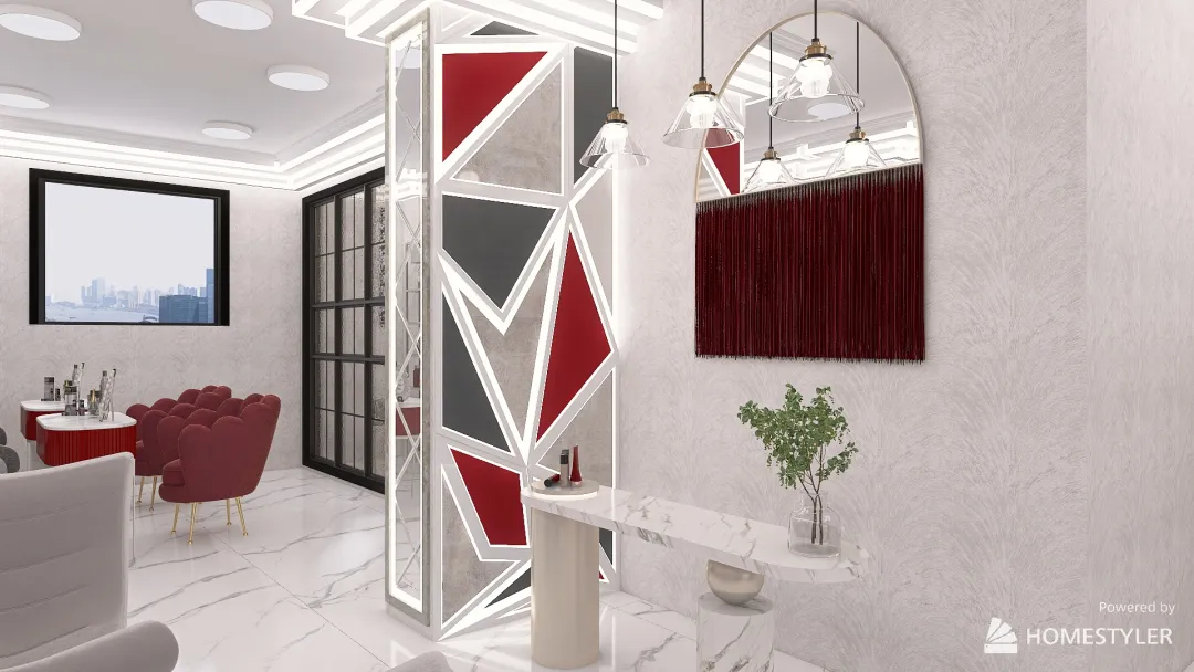 nazan hanım güzellik merkezi 3d design renderings